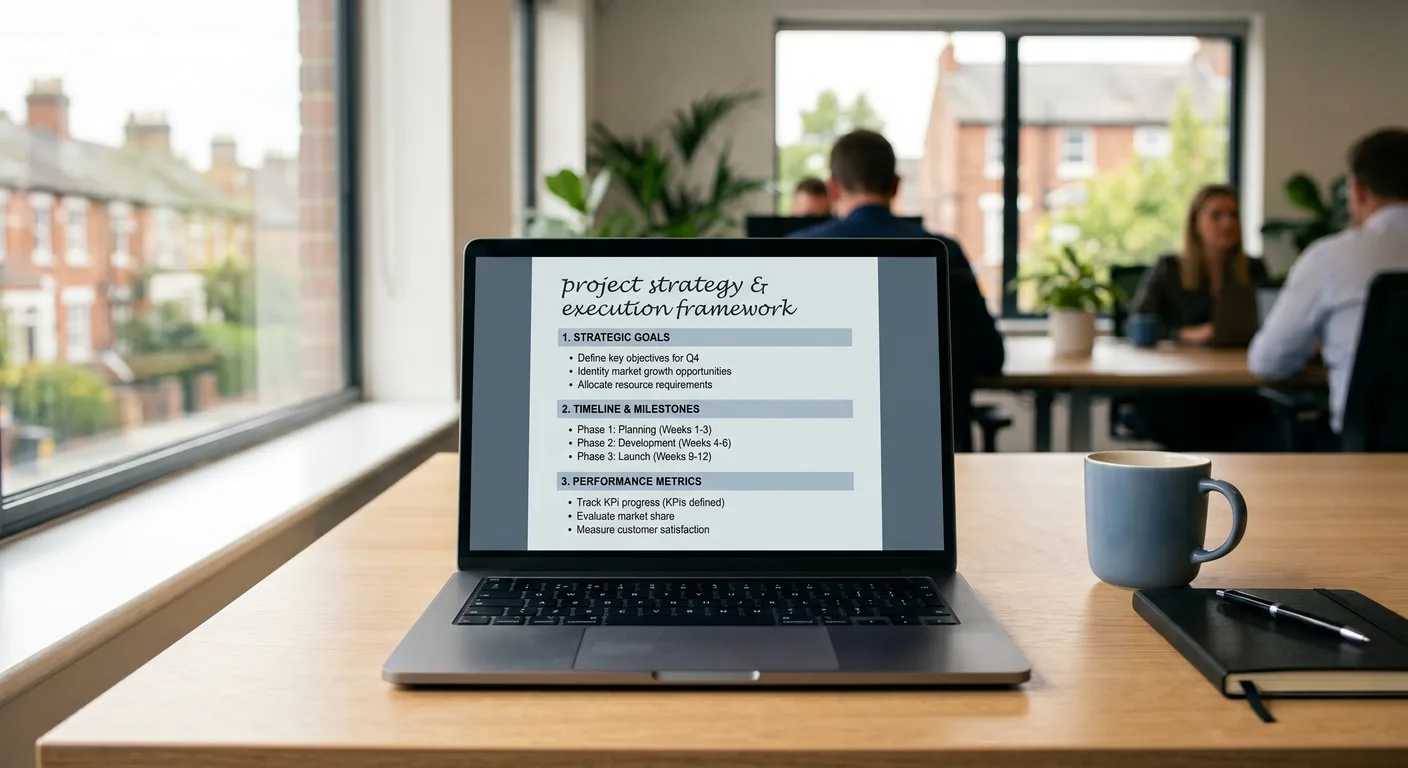 Structured prompt engineering framework for UK business teams using AI tools